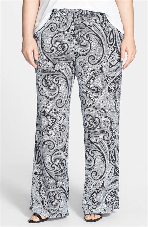 michael kors paisley print pants|Michael Michael Kors Women's Plus Size Kingdom Paisley Print .